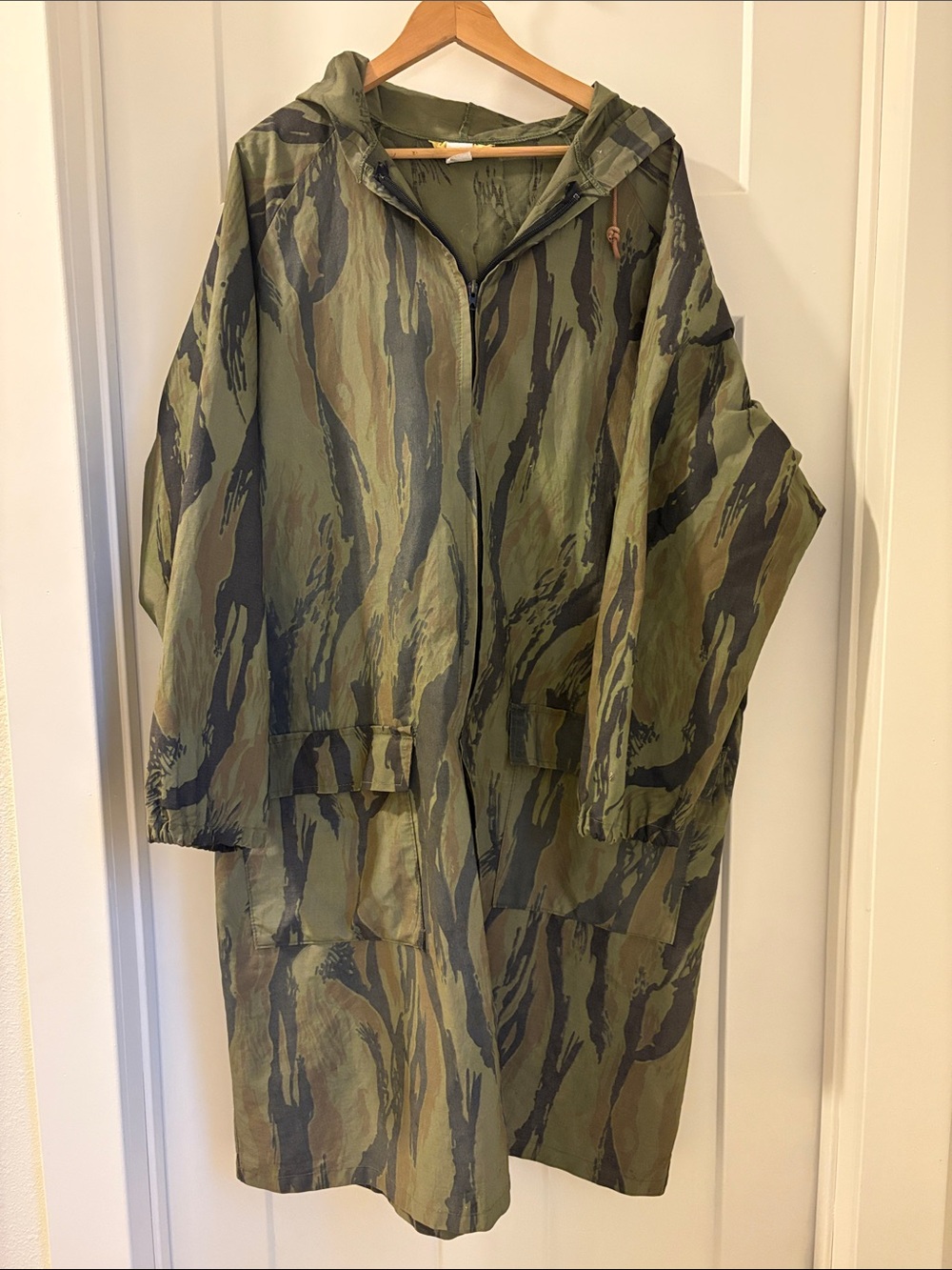 RANGER vintage tiger camo trench coat
